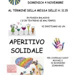 locandina aperitivo solidale