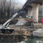 Ponte Verucchio lavori alveo 2