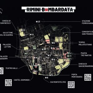 mappa rimini bombardata